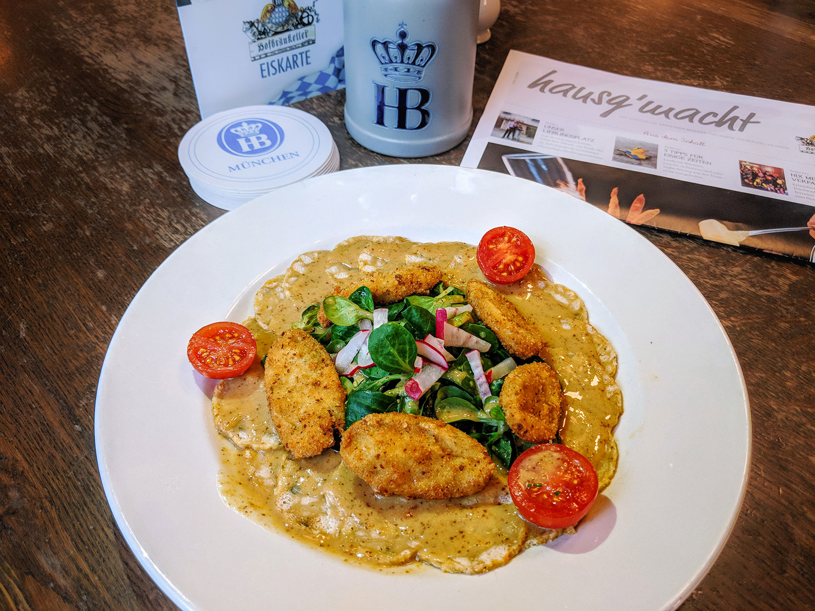 Brezenknödel-Carpaccio